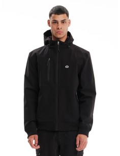EMERSON ΜΠΟΥΦΑΝ BOMBER ΜΕ ΚΟΥΚΟΥΛΑ BLACK- 232.EM10.37 2