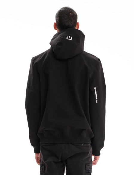 EMERSON ΜΠΟΥΦΑΝ BOMBER ΜΕ ΚΟΥΚΟΥΛΑ BLACK- 232.EM10.37
