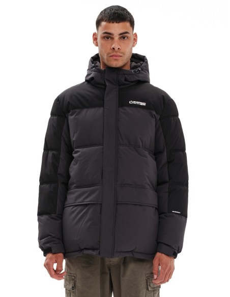 EMERSON ΜΠΟΥΦΑΝ PUFFER ΜΕ ΚΟΥΚΟΥΛΑ EBONY/BLACK - 232.EM10.57
