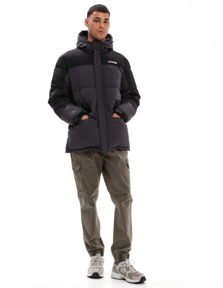 EMERSON ΜΠΟΥΦΑΝ PUFFER ΜΕ ΚΟΥΚΟΥΛΑ EBONY/BLACK - 232.EM10.57