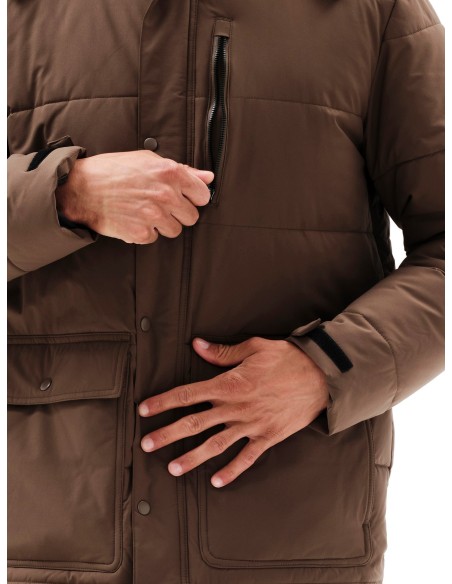 EMERSON ΜΠΟΥΦΑΝ ΜΑΚΡΥ PUFFER ΜΕ ΚΟΥΚΟΥΛΑ CAMEL-232.EM10.68
