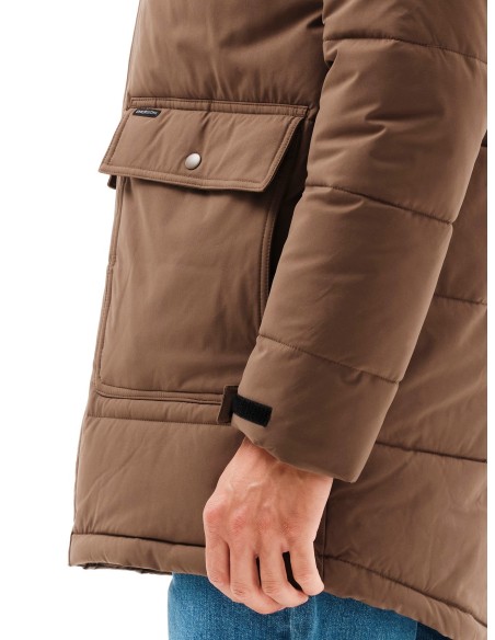 EMERSON ΜΠΟΥΦΑΝ ΜΑΚΡΥ PUFFER ΜΕ ΚΟΥΚΟΥΛΑ CAMEL-232.EM10.68