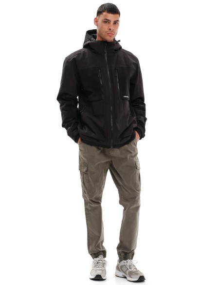 EMERSON ΜΠΟΥΦΑΝ ΜΕ ΚΟΥΚΟΥΛΑ BLACK/BLACK - 232.EM10.73