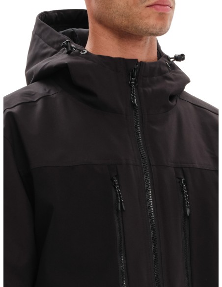 EMERSON ΜΠΟΥΦΑΝ ΜΕ ΚΟΥΚΟΥΛΑ BLACK/BLACK - 232.EM10.73