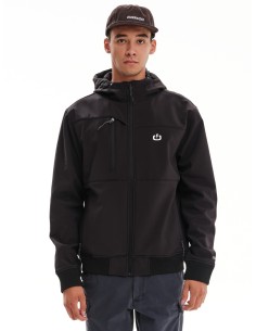 EMERSON ΜΠΟΥΦΑΝ BONDED BOMBER ΜΕ ΚΟΥΚΟΥΛΑ BLACK-...