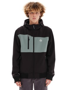 EMERSON ΜΠΟΥΦΑΝ BONDED BOMBER ΜΕ ΚΟΥΚΟΥΛΑ BLACK/PINE-...