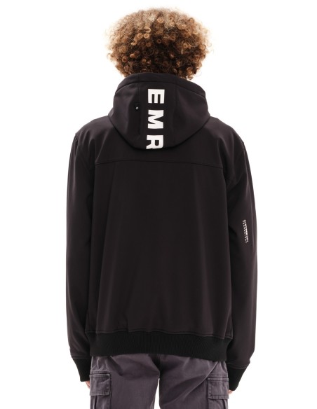 EMERSON ΜΠΟΥΦΑΝ BONDED BOMBER ΜΕ ΚΟΥΚΟΥΛΑ BLACK/PINE-  232.EM11.37