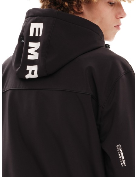 EMERSON ΜΠΟΥΦΑΝ BONDED BOMBER ΜΕ ΚΟΥΚΟΥΛΑ BLACK/PINE-  232.EM11.37