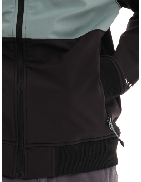 EMERSON ΜΠΟΥΦΑΝ BONDED BOMBER ΜΕ ΚΟΥΚΟΥΛΑ BLACK/PINE-  232.EM11.37