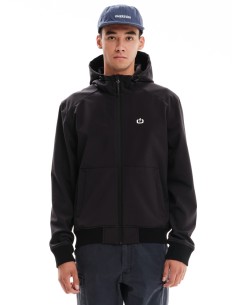 EMERSON ΜΠΟΥΦΑΝ BONDED BOMBER ΜΕ ΚΟΥΚΟΥΛΑ BLACK- 232.EM11.78