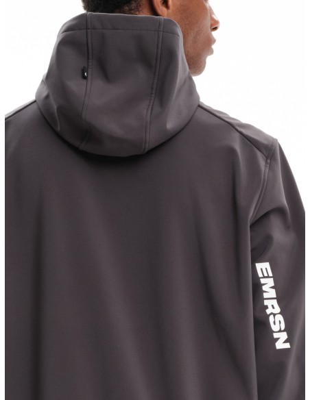 EMERSON ΜΠΟΥΦΑΝ BONDED BOMBER ΜΕ ΚΟΥΚΟΥΛΑ D.GREY-  232.EM11.78