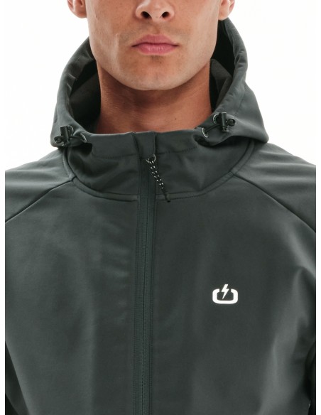 EMERSON ΜΠΟΥΦΑΝ BONDED BOMBER ΜΕ ΚΟΥΚΟΥΛΑ DARK GREEN-  232.EM11.78