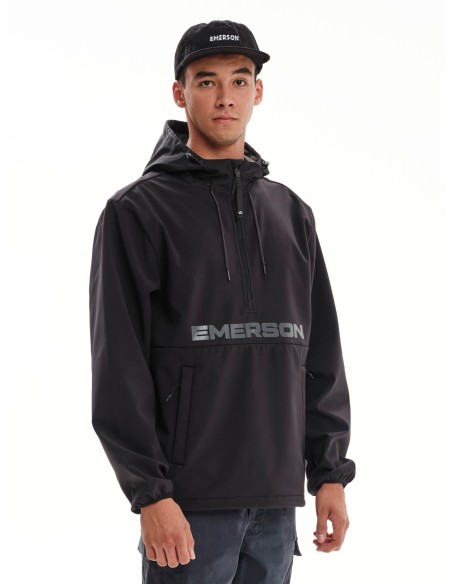 EMERSON ΜΠΟΥΦΑΝ BONDED ΜΕ ΚΟΥΚΟΥΛΑ BLACK/GREY-  232.EM11.99