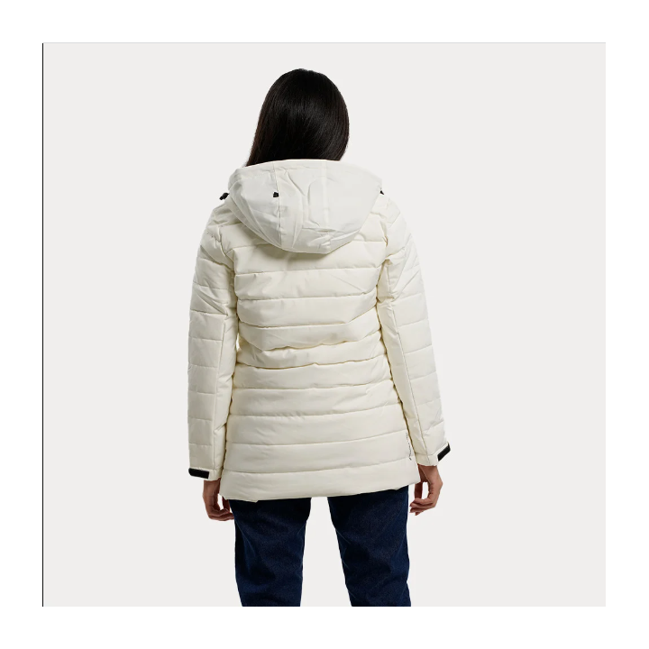 Emerson Γυναικείο Μπουφάν OFF WHITE - 222.EW10.92