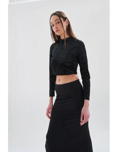 24COLOURS Shirt Black -12091a