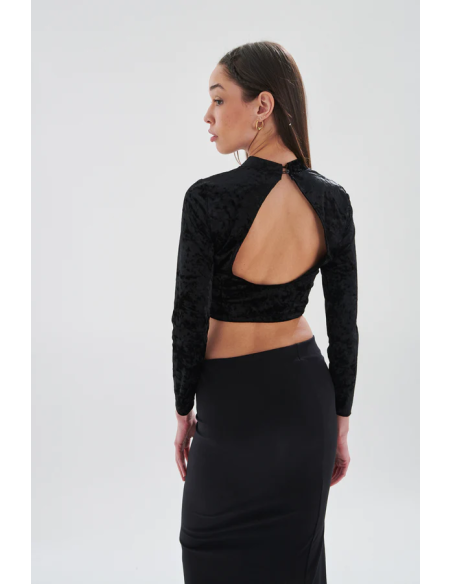 24COLOURS Shirt Black -12091a