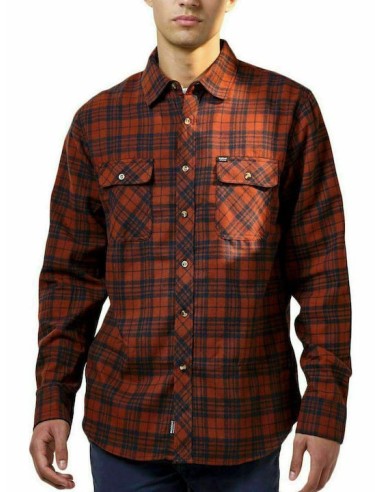 Basehit Ανδρικό Πουκάμισο Brick/Navy...