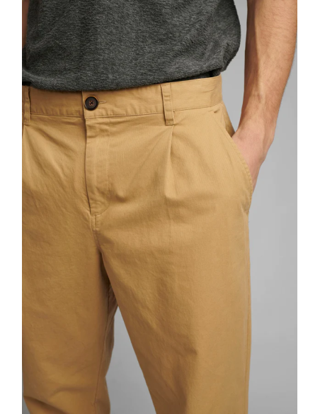 ANERKJENDT COTTON PLEAT PANT INCENSE- 900474