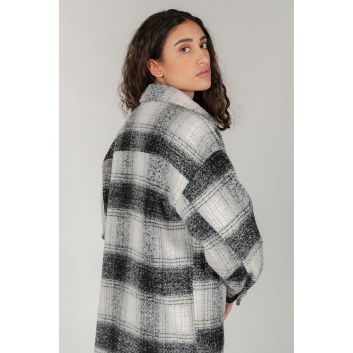 24 COLOURS Jacket Striped in Black - 90387c
