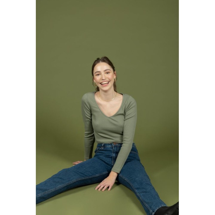 24 COLOURS Pants WET FLOOR High Waist Mom Denim - NOS21