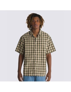 Vans Wovens Hadley SS Oatmeal/Bistro Green-VN000G76D011 2