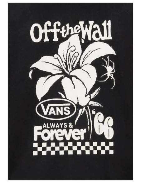 Vans T-Shirts Petal And Pest SS Tee Black-VN000G55BLK1