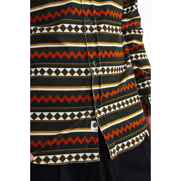 Anerkjendt Aklouis Corduroy AOP in Cinnamoln Stick - 900868-cin