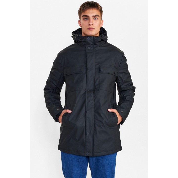 Anerkjendt Akthomas Padded Raincoat in Caviar -900816-black