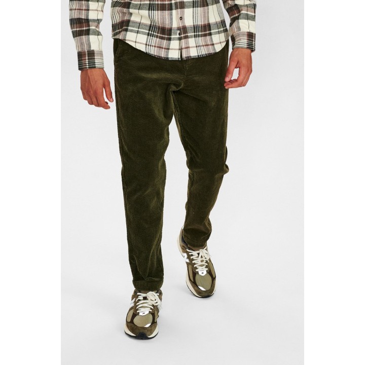 Anerkjendt Akjames Corduroy Pants in Forest Night - 900877-green