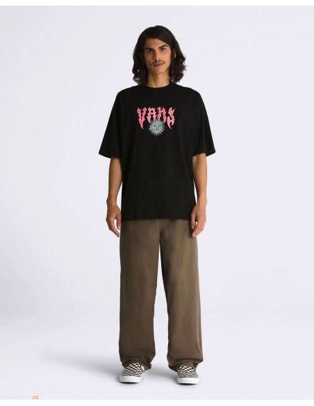 Vans T-Shirts Sunface SS Tee Black-VN000G4RBLK1