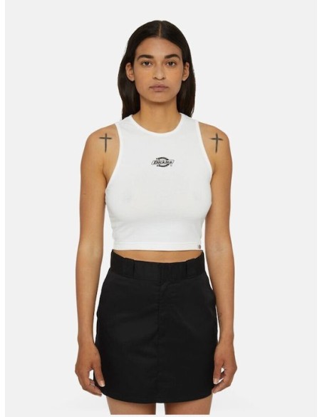 DICKIES T-SHIRT POWERS W WHITE VEST - DK0A4Y8DWHX1