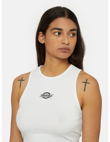DICKIES T-SHIRT POWERS W WHITE VEST - DK0A4Y8DWHX1
