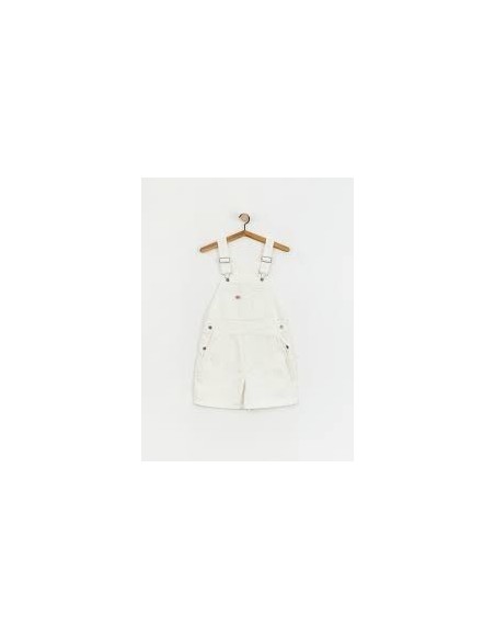DICKIES DUCK CANVAS BIB W STONE WASHED CLOUD SHORT- DK0A4XPTC431
