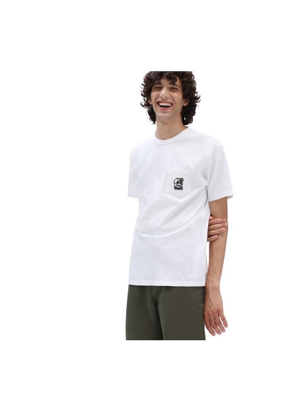 Vans Off The Wall Graphic Pocket T-shirt White