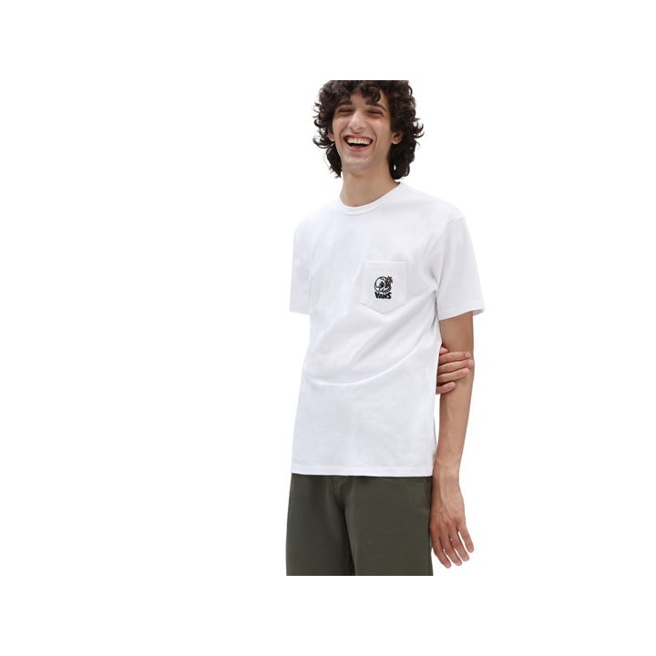 Vans Off The Wall Graphic Pocket T-shirt White