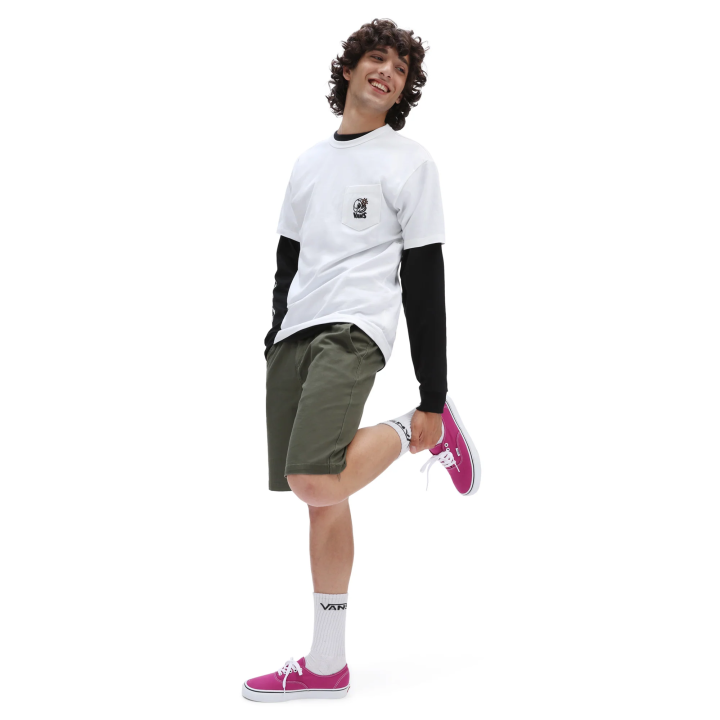 Vans Off The Wall Graphic Pocket T-shirt White
