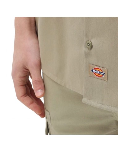 DICKIES WORK SHIRT SS REC KHAKI -...