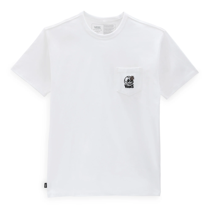Vans Off The Wall Graphic Pocket T-shirt White