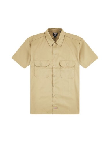DICKIES WORK SHIRT SS REC KHAKI -...