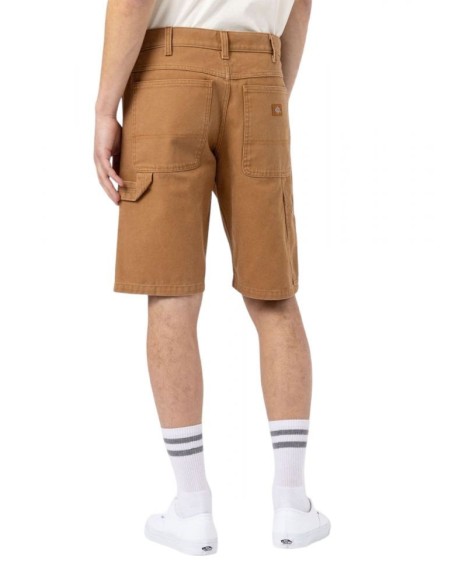 DICKIES DUCK CARPENTER SHORT STONE WASHED BROWN DUCK - DK0A4XNGC411