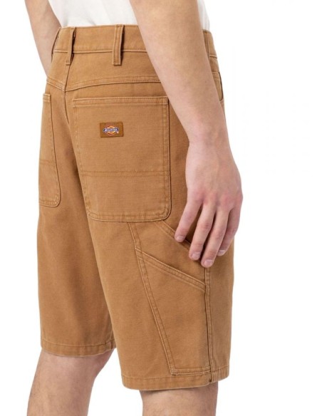 DICKIES DUCK CARPENTER SHORT STONE WASHED BROWN DUCK - DK0A4XNGC411