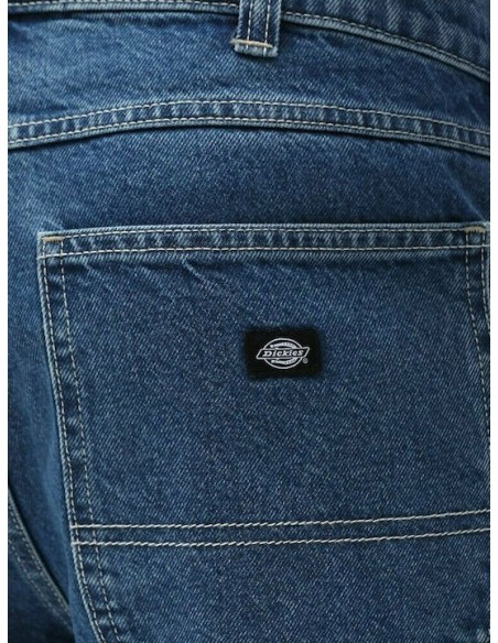 DICKIES GARYVILLE DENIM SHORT CLASSIC BLUE - DK0A4XCKCLB1