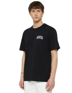 DICKIES AITKIN CHEST TEE SS BLK/CORONET BLE - DK0A4Y8OJ391
