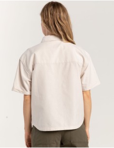 Vans Wovens MCMILLAN SS TOP ABC White -VN000F74WHT1 2