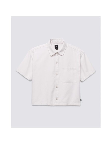 Vans Wovens MCMILLAN SS TOP ABC White -VN000F74WHT1