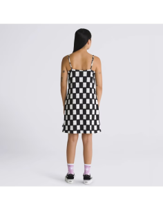 Vans Dresses Benton Checker Cami Black/Marshmallow -... 2