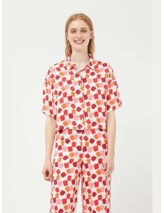 Compania Fantastica Κοντομάνικο Γυναικείο Πουκάμισο -...