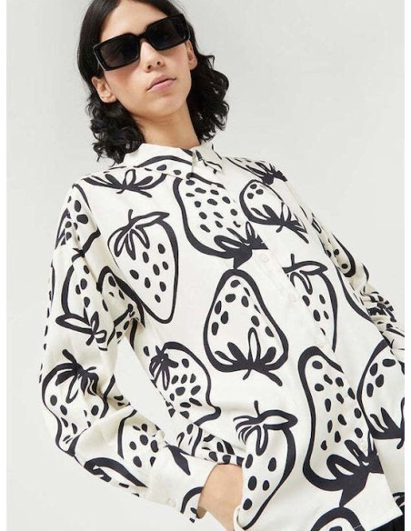 Compania Fantastica Μακρυμάνικο Γυναικείο Πουκάμισο - 41C/41024