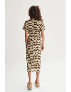 24COLOURS Φόρεμα με ζιγκ-ζαγκ σχέδιο - 21098 2