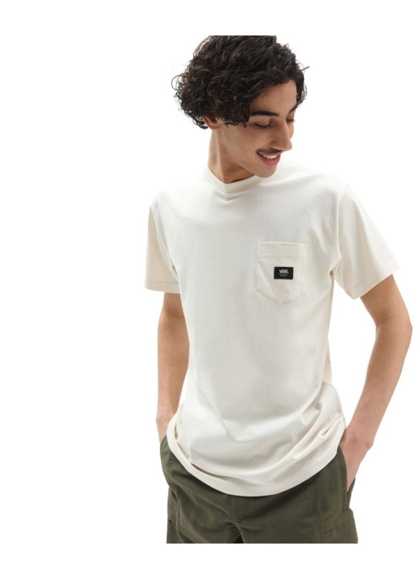 Vans Woven Patch Pocket T-shirt White- VN0A5KD93KS